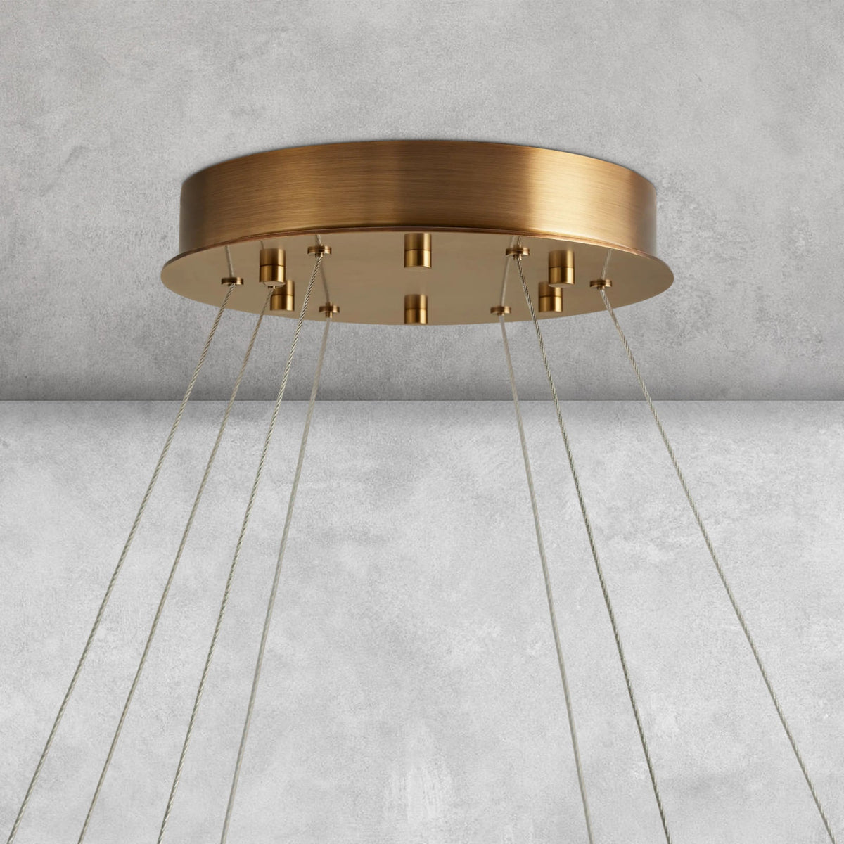 Halima Halo Alabaster Chandelier