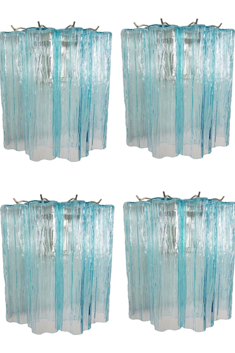 Blue Art Glass Tube Wall lamp - view 9 | everlamps