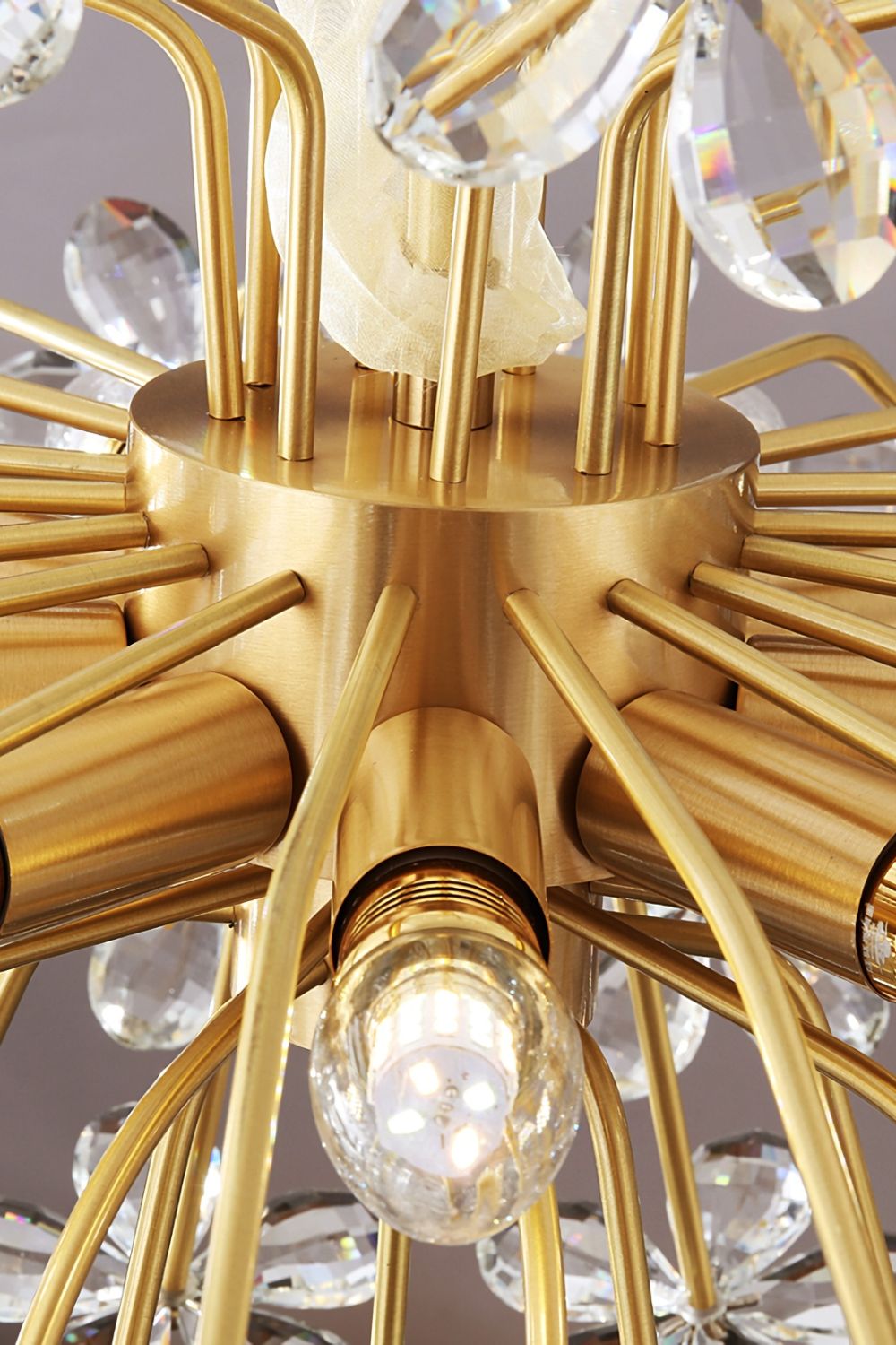 Crystal Flower Chandelier - everlamps