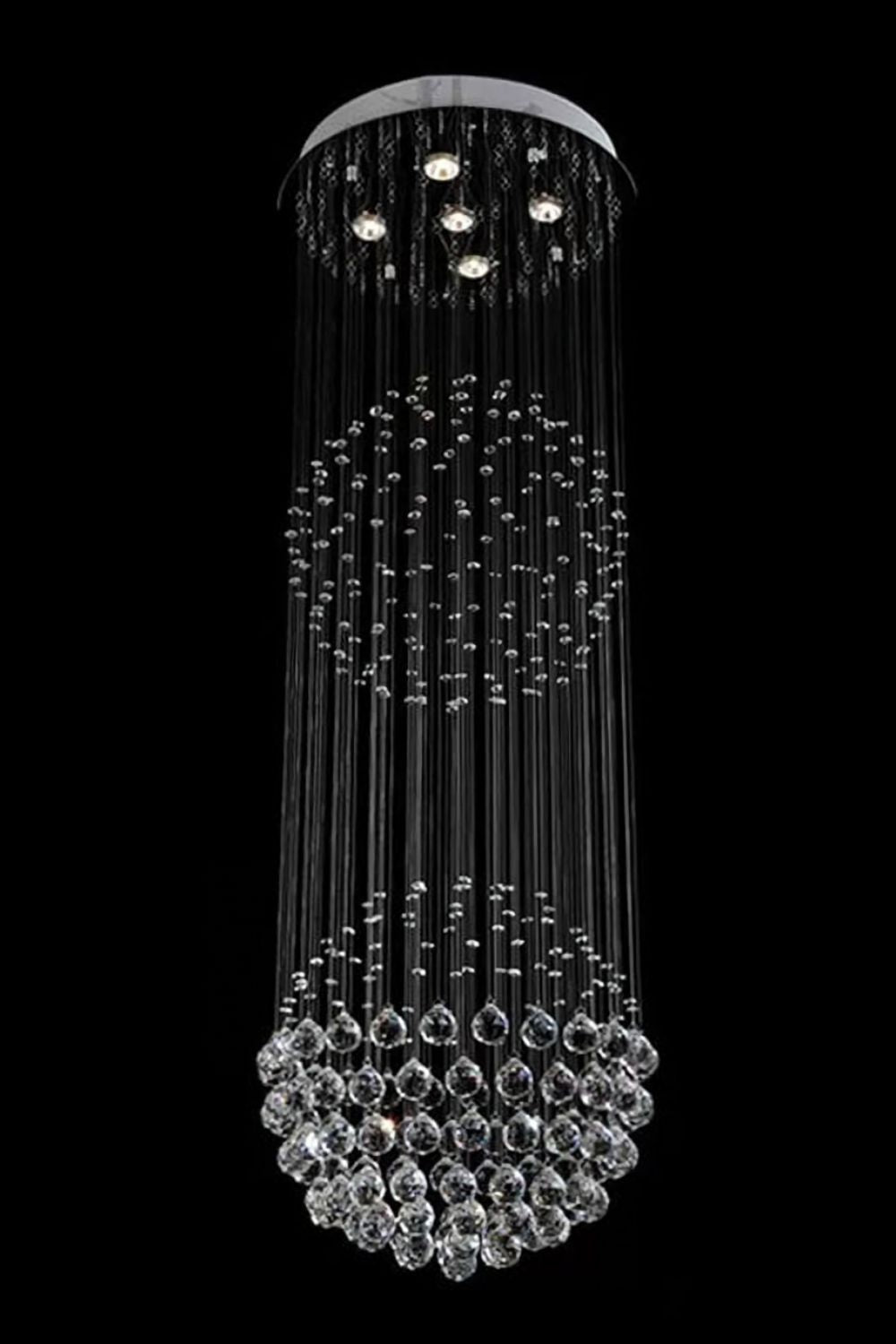 Double Ball Crystal Chandelier - everlamps