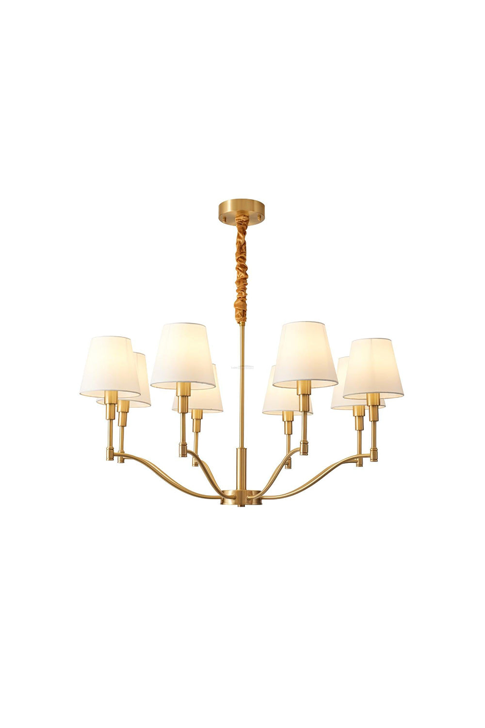 Golden Luxe Mid-Century Chandelier - view 12 | everlamps