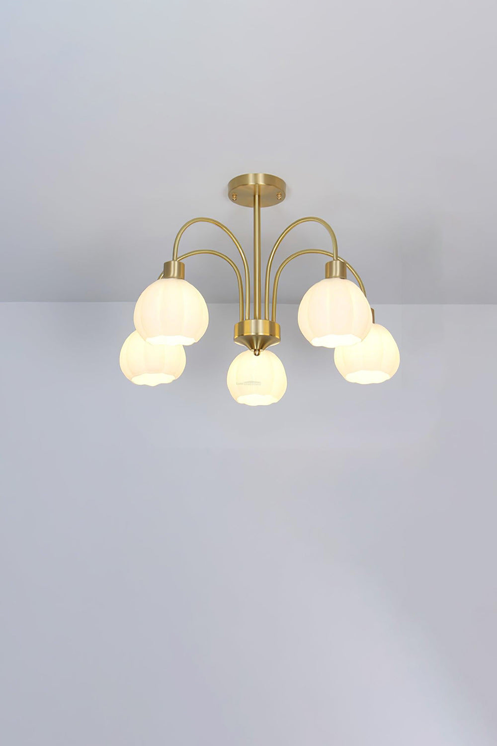 Golden Tulip Pendant Chandelier - view 10 | everlamps