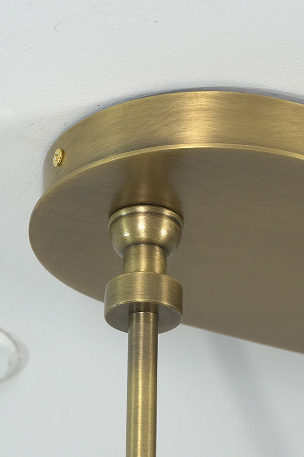 Leather Halo Ring Chandelier - view 28 | everlamps
