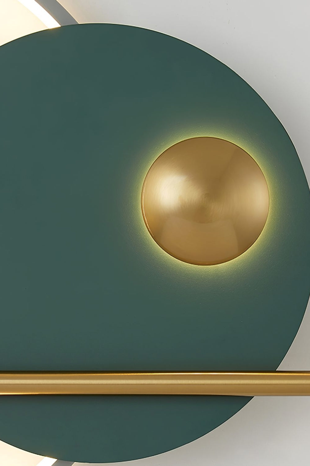 Modern Linear Double Circle Wall Light - view 19 | everlamps