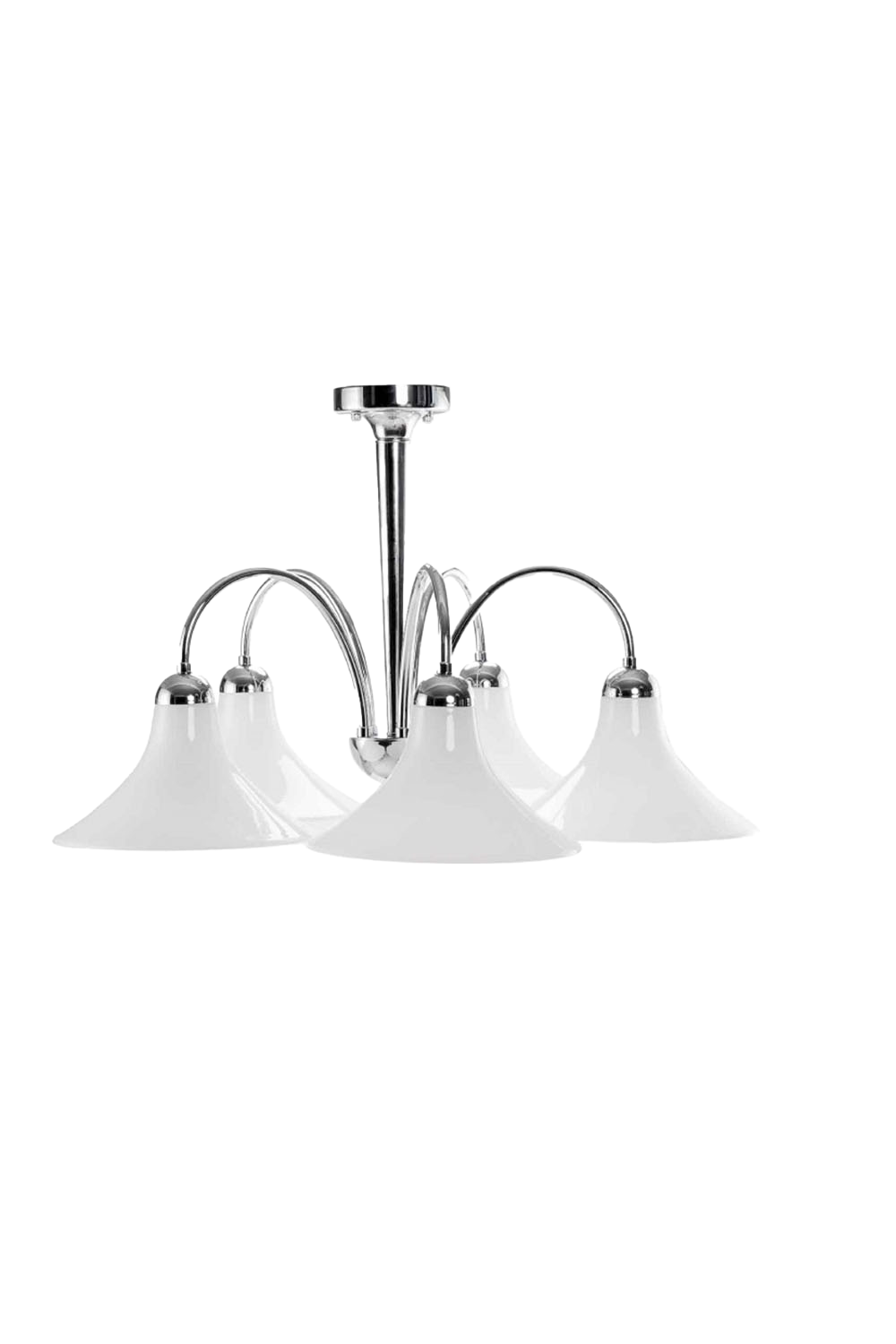 Modern Trumpet Glass Chandelier - view 7 | everlamps