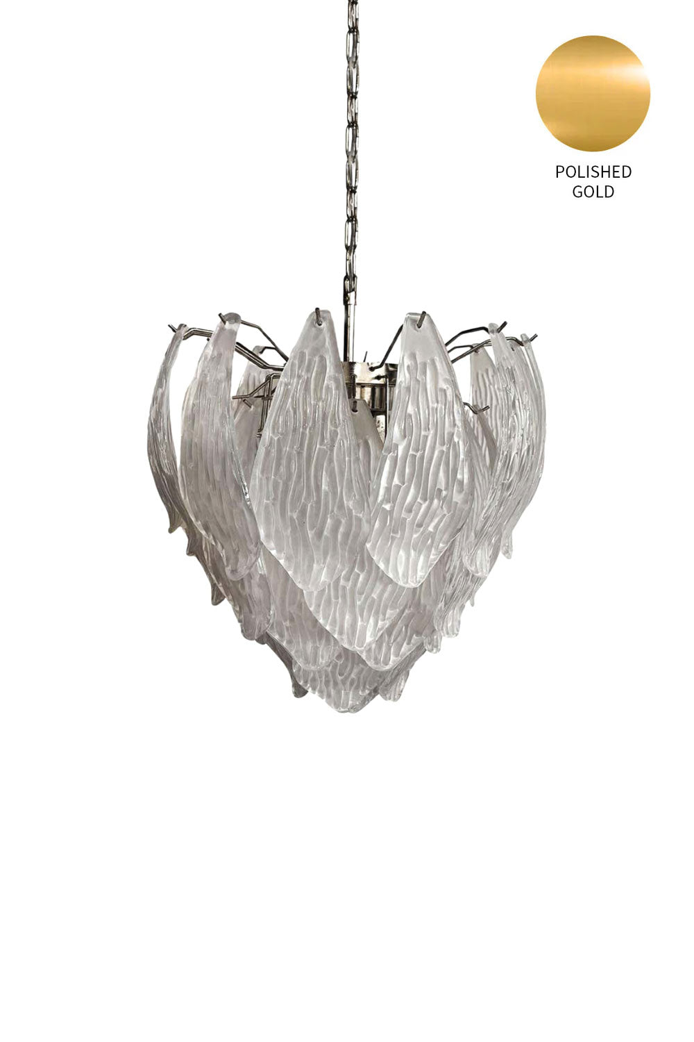 Art Glass Petal Chandelier - view 29 | everlamps