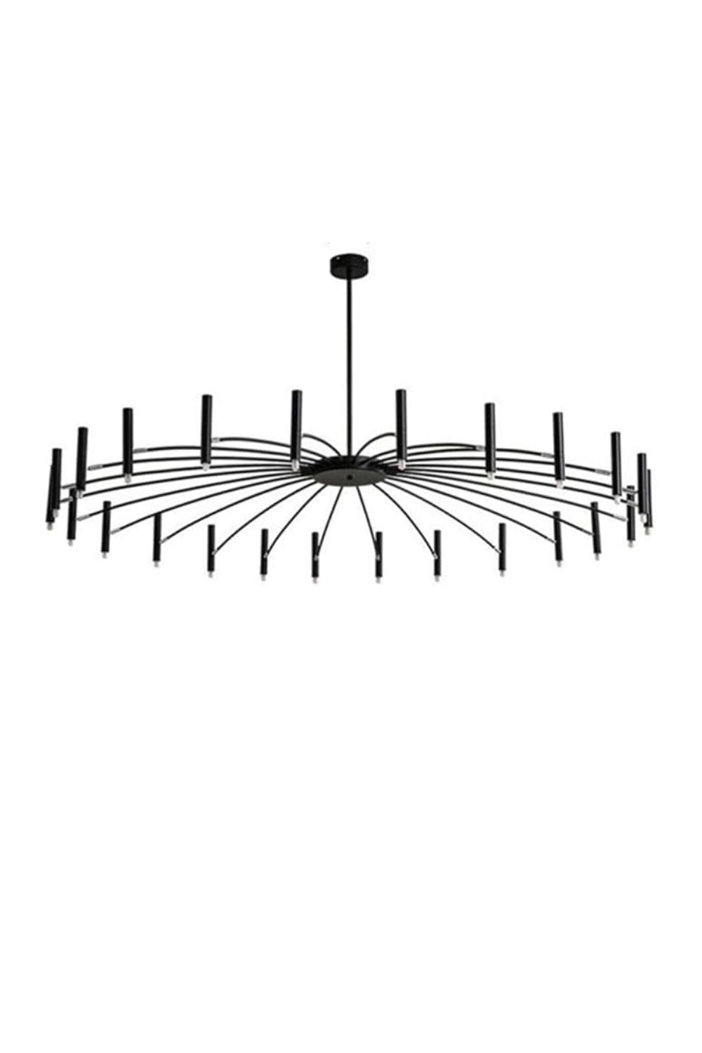 Radial Modern Chandelier - view 32 | everlamps