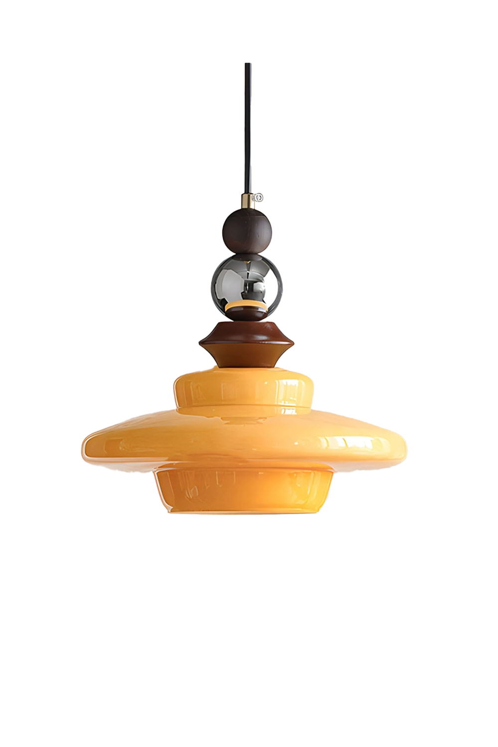 Retro UFO Glass Pendant Lamp - view 25 | everlamps