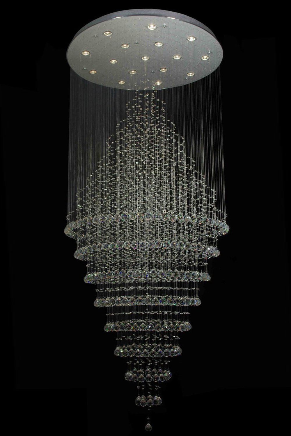 Ring Crystal Chandelier - everlamps