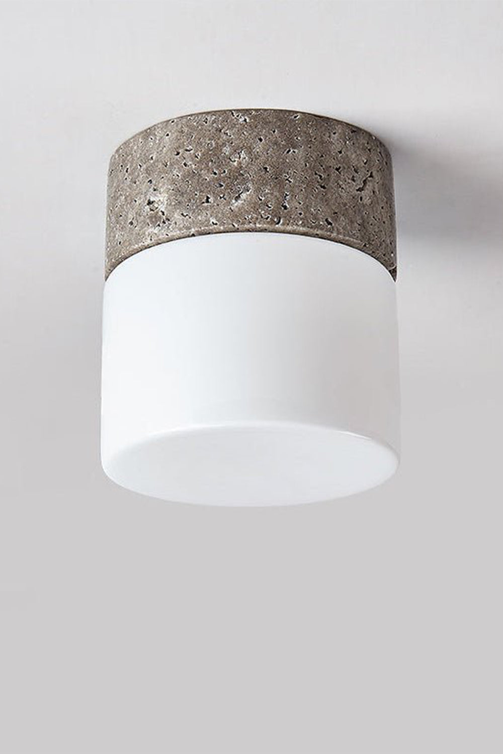 Travertine Cylinder Ceiling Lamp - view 14 | everlamps