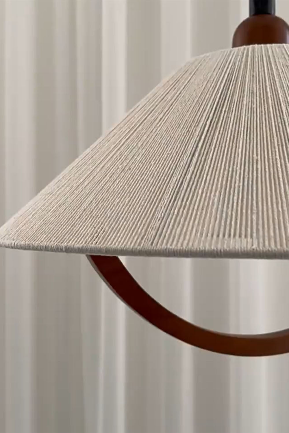 Vintage Cotton Pendant Lamp - view 27 | everlamps