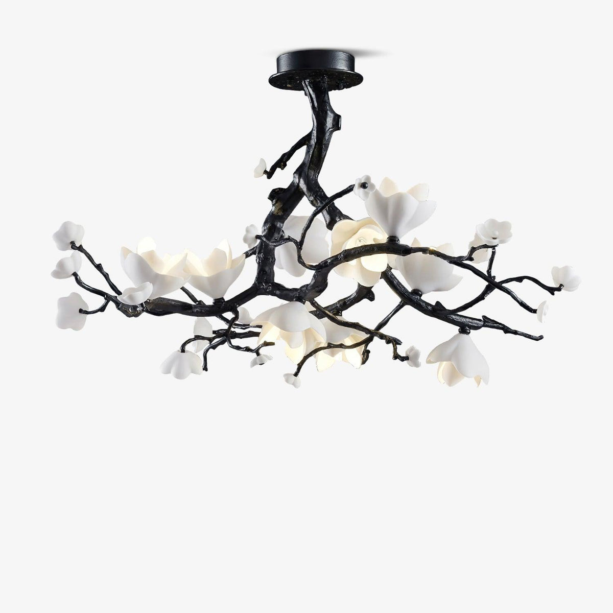 Black Branch Copper Tree Chandelier - ∅ 31.5″ x H 17.7″ / Dia 80cm x H 45cmDark Coppereverlamps
