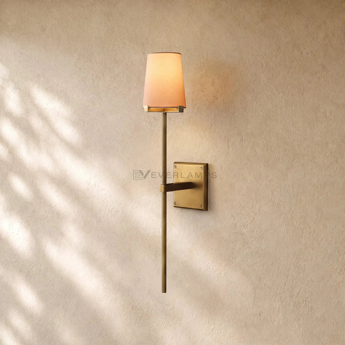 Pauillacia Fabric Shade Torch Sconce