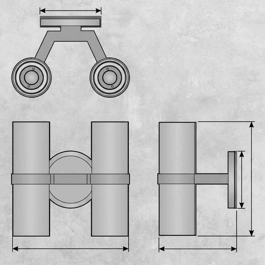 Voltaire Double Sconce