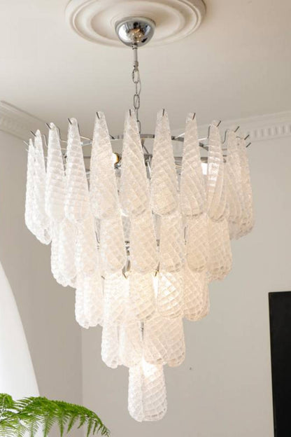 Murano Honeycomb Glass Chandelier - everlamps