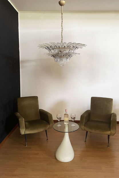 Original Art Palmette Crystal Chandelier - view 4 | everlamps