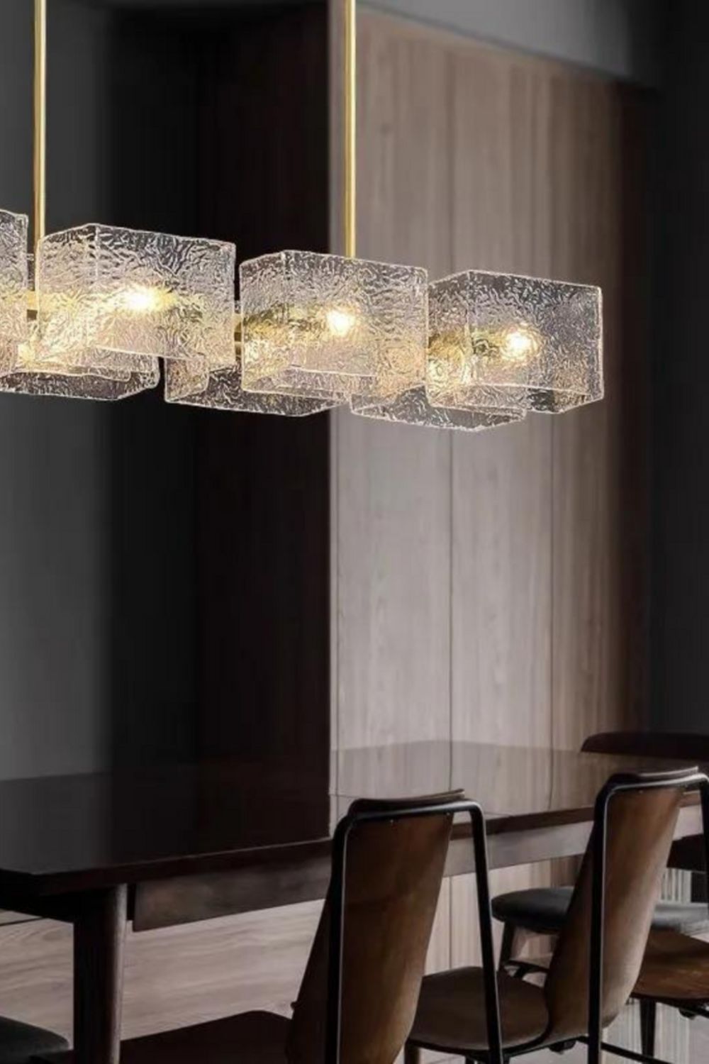long water ripple Chandelier - view 6 | everlamps