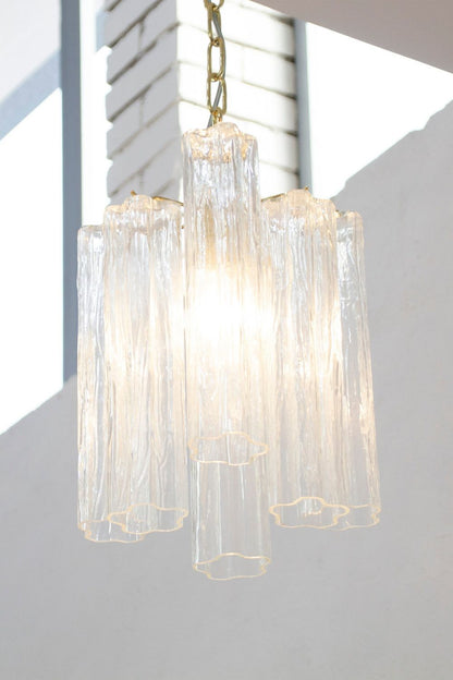 Clear Glass Tronchi Suspension Lamp - view 8 | everlamps