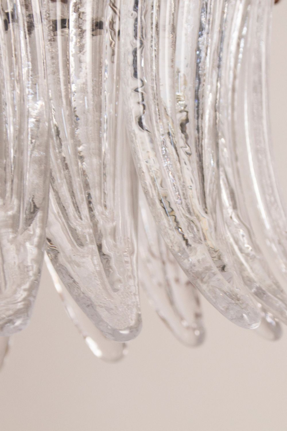 Italian Art Glass Palm Leaf Chandelier - view 15 | everlamps
