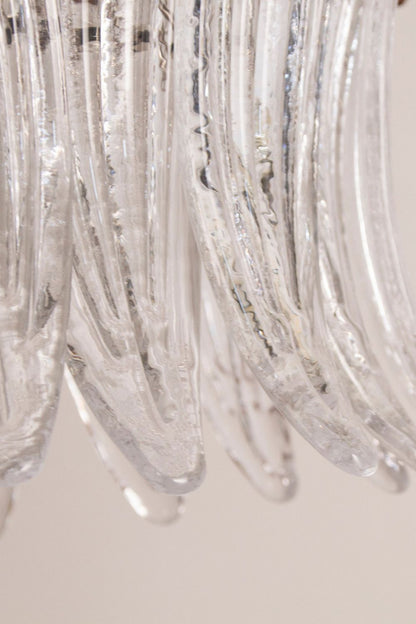 Italian Art Glass Palm Leaf Chandelier - view 15 | everlamps