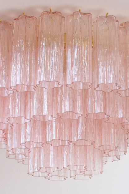 Large Pink Art Glass Tronchi Ceiling Light - view 10 | everlamps
