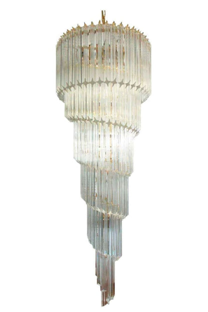Venini Art Spiral Crystal Chandelier - view 8 | everlamps