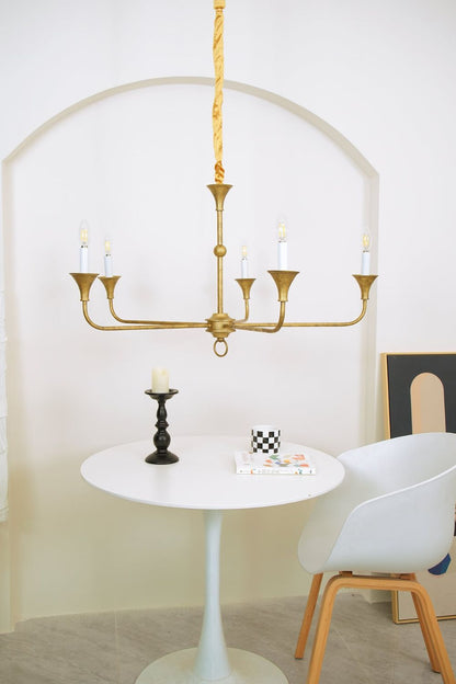 Rustic Vintage Cecil Chandelier - view 6 | everlamps