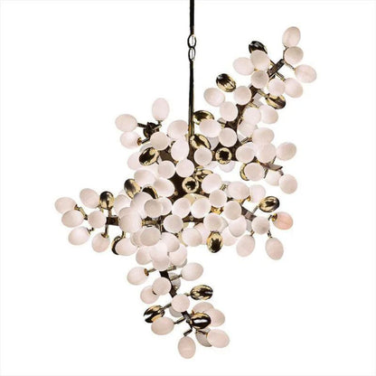 Pretty Grape Hanging Branch Chandelier Over kitchen Island - jchandelier