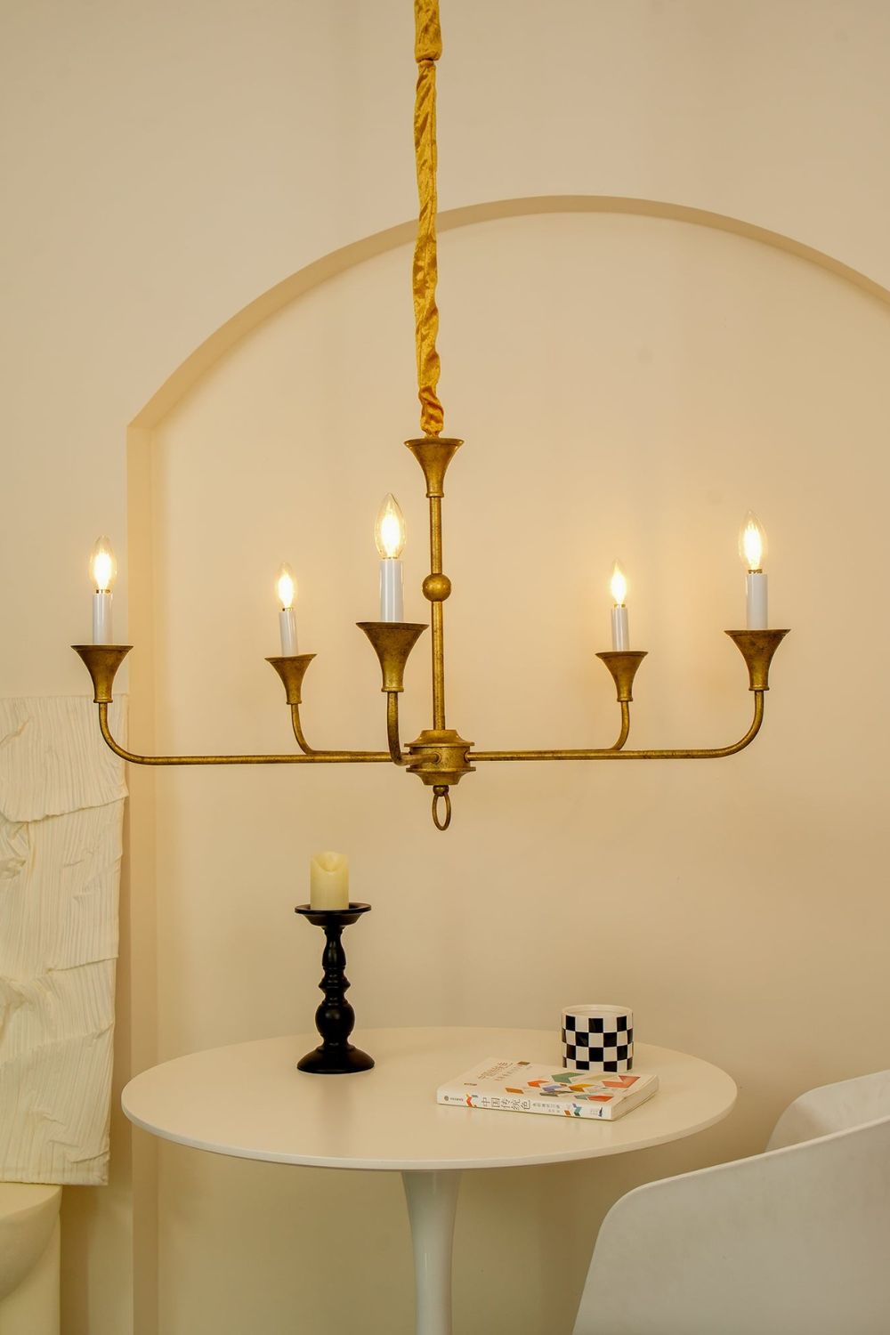 Rustic Vintage Cecil Chandelier - view 2 | everlamps