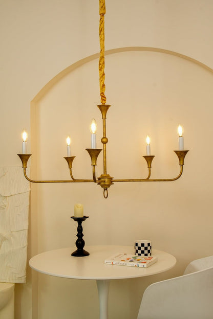Rustic Vintage Cecil Chandelier - view 2 | everlamps