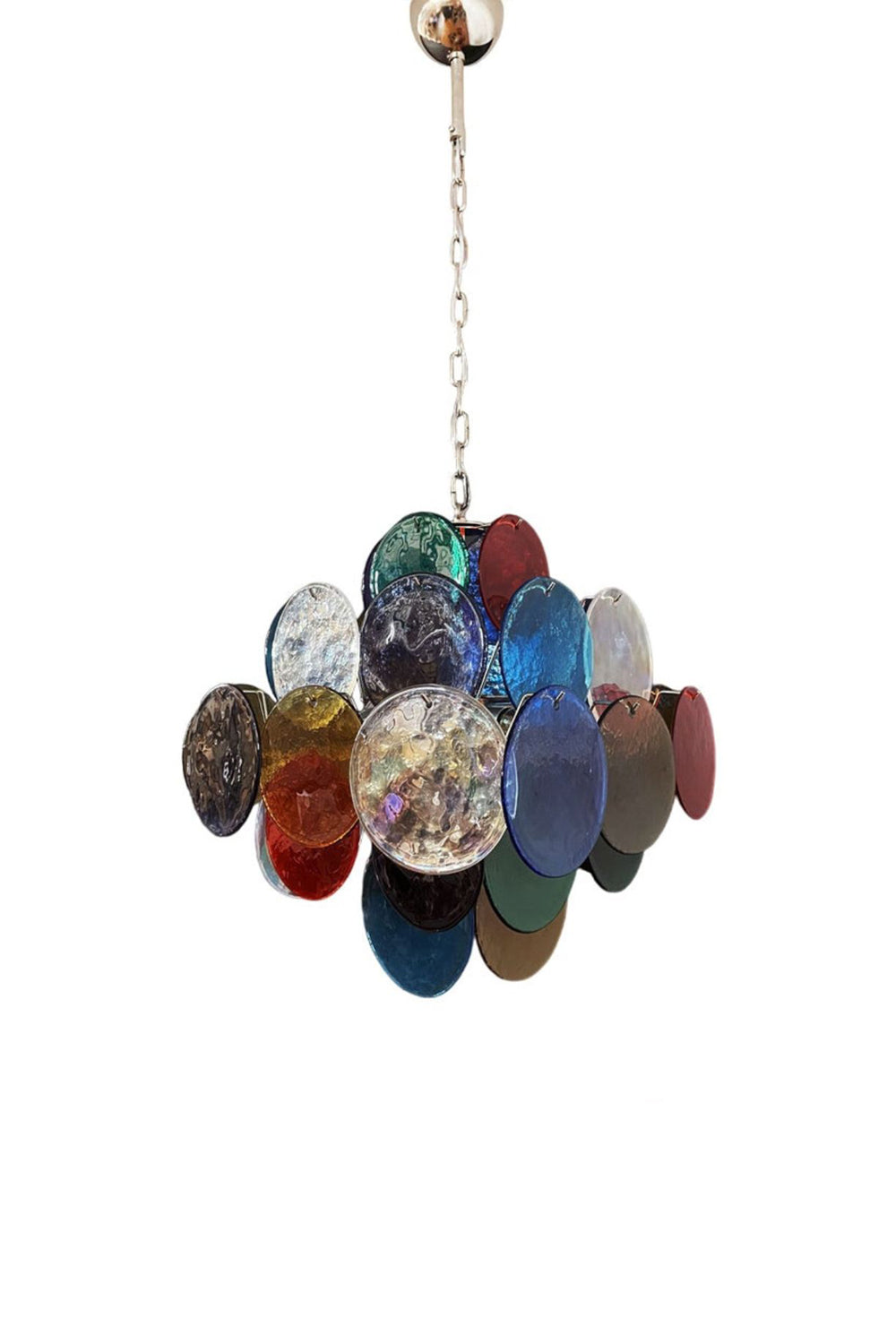 Art Glass Disc Pendant Light | everlamps