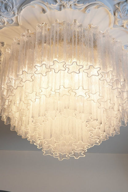 Clear Art Glass Tronchi Ceiling Light - view 10 | everlamps