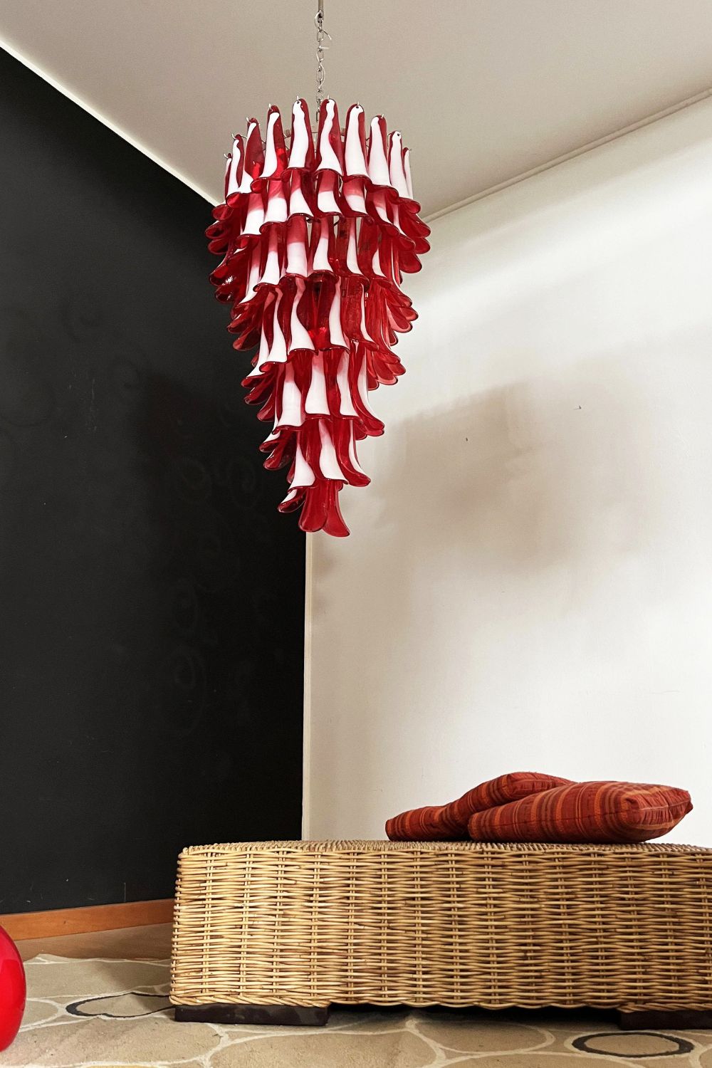 Vintage Italian Art Spiral Chandelier - view 7 | everlamps
