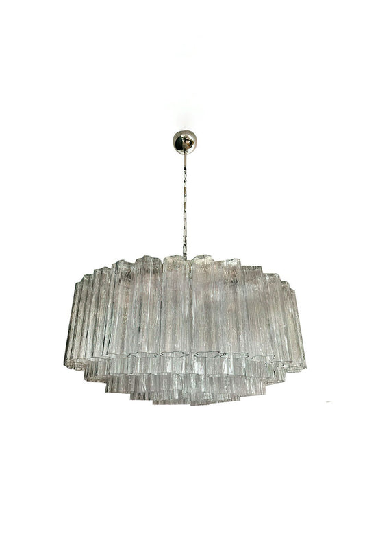 Handcrafted Art Crystal Tube Ceiling Light | everlamps