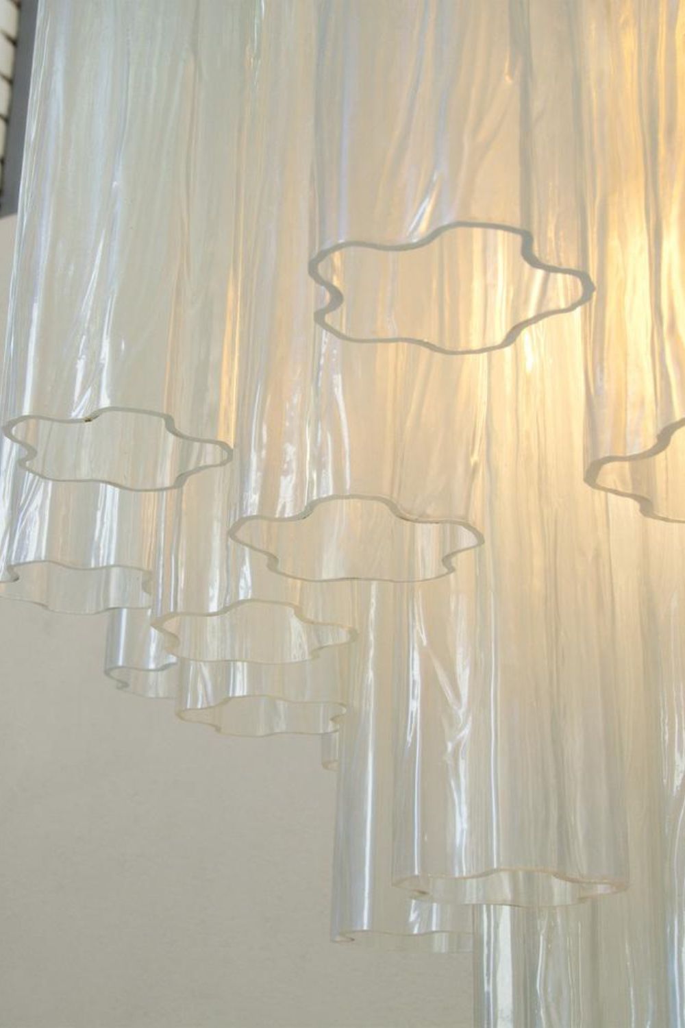 1990s Vintage Italian Opaline Glass Pendant Light - view 10 | everlamps