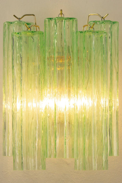 Bright Green Art Glass Wall Lamp - view 8 | everlamps