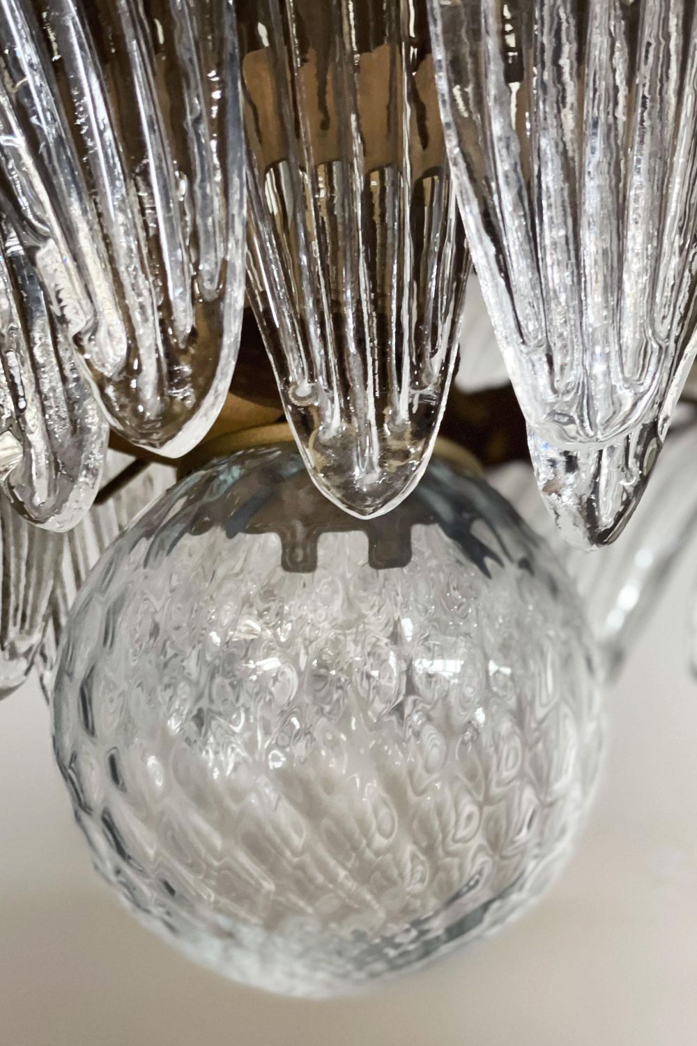 Original Art Palmette Crystal Chandelier - view 14 | everlamps
