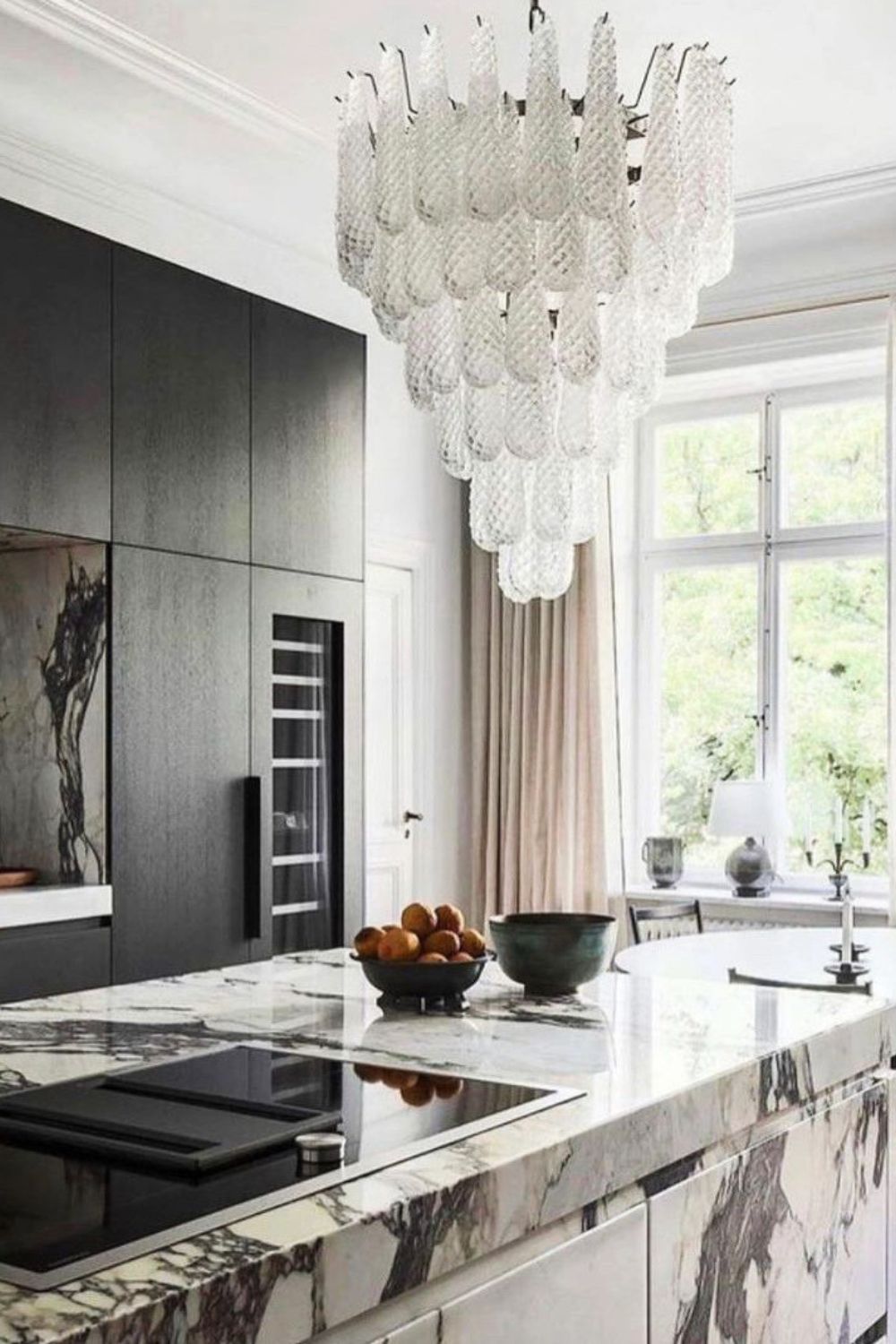 Murano Honeycomb Glass Chandelier - everlamps