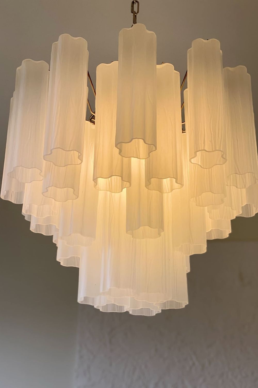 Art Opal Tube  Chandelier - 36 tubes - view 4 | everlamps