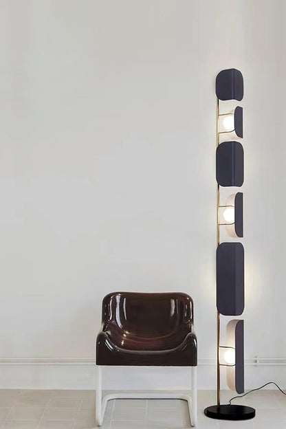 Leagan Stacked Panel Modern Floor Light - view 11 | everlamps