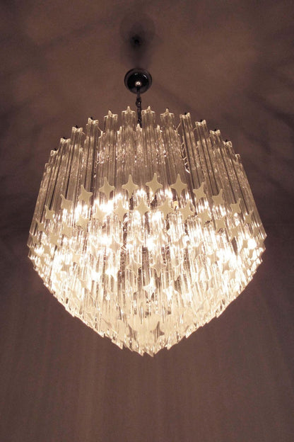 Contemporary Art Quadriedri Prism Chandelier - view 10 | everlamps