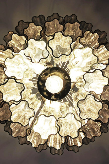 Art Smoked Glass Tube Chandelier - view 14 | everlamps