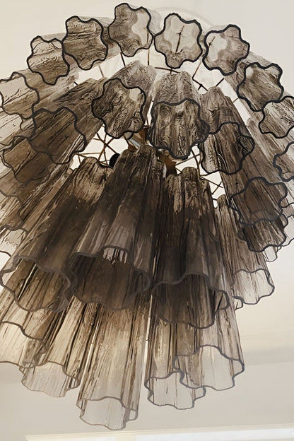 Smoked three-tier Art chandelier - view 12 | everlamps