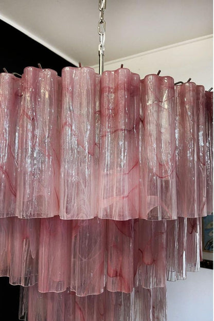 Art red cloud glass multi-layer chandelier - view 12 | everlamps