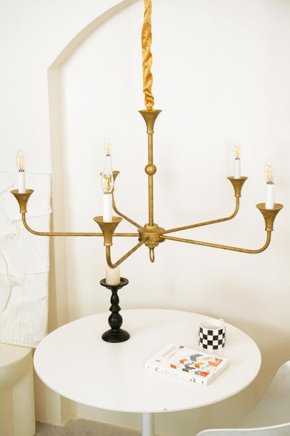 Rustic Vintage Cecil Chandelier - view 7 | everlamps