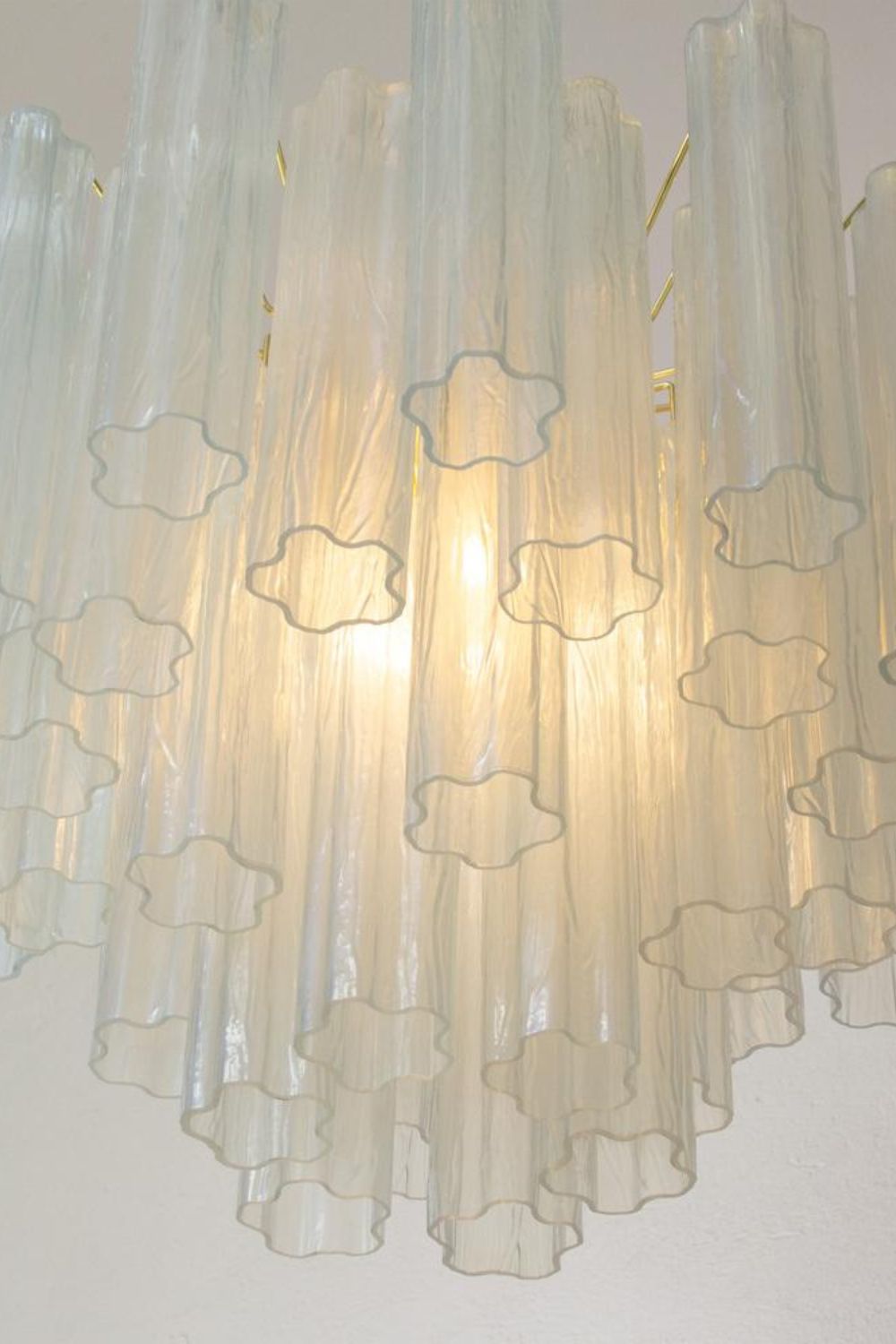 1990s Vintage Italian Opaline Glass Pendant Light - view 11 | everlamps