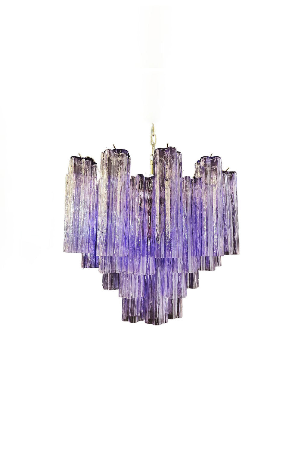 Amethyst Art Glass Pendant Chandelier | everlamps