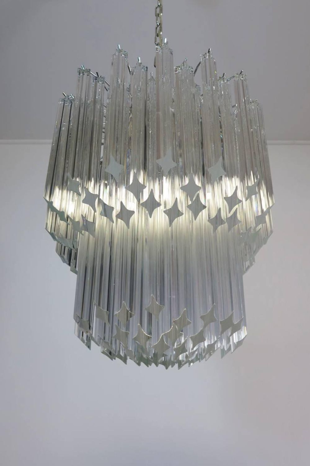 Venini Style Art Quadriedri Chandelier - view 12 | everlamps