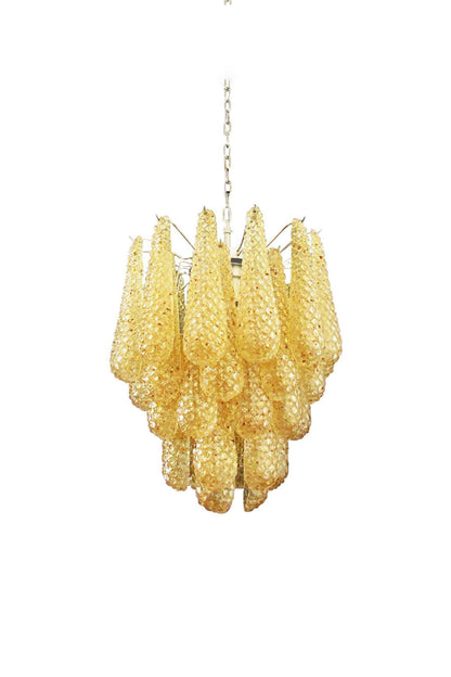 Art Handcrafted Golden Glass Chandelier | everlamps