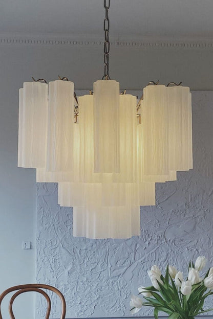 Art Opal Tube  Chandelier - 36 tubes - view 5 | everlamps